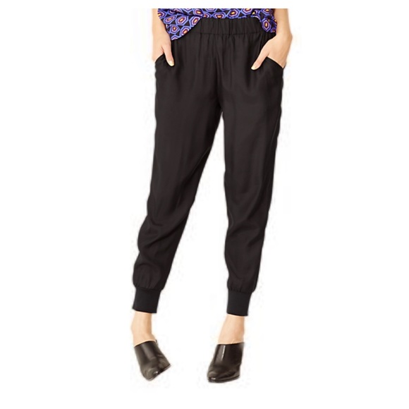 kate spade Pants - Kate Spade Saturday Silky Jogger Pants in Black